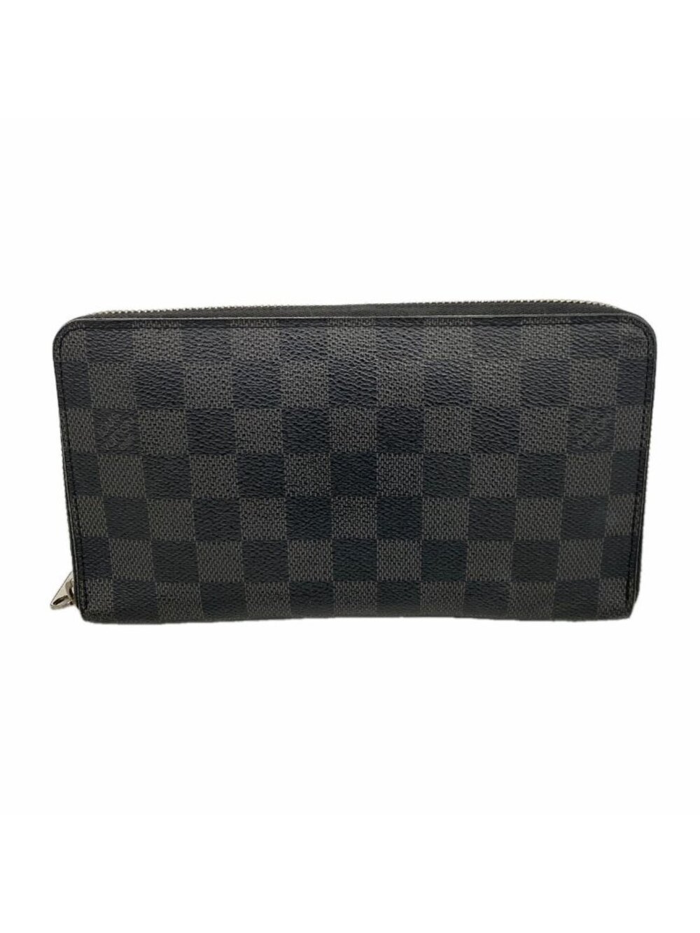 Louis Vuitton Wallet Damier Graphite Zippy Organizer Black Gray